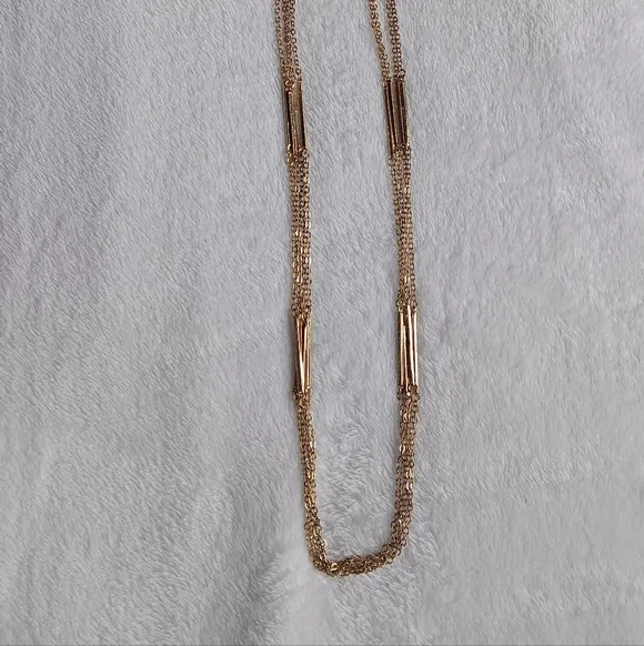 Saks Fifth Avenue Gold-Tone Multi-Strand Necklace - Picture 4 of 4